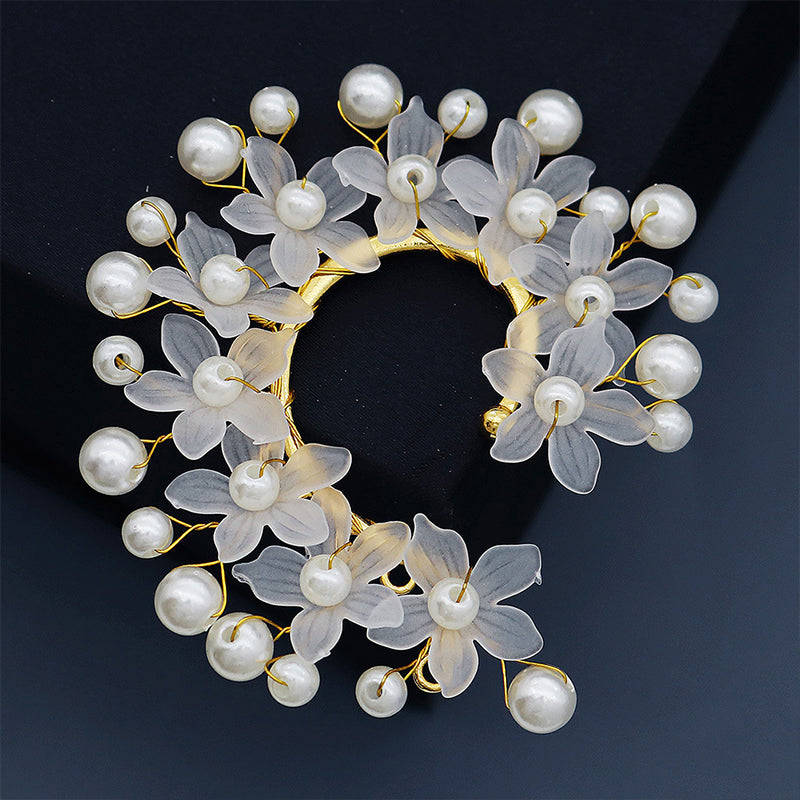 Venta al por mayor Pendientes Pearl Korean Fairy Ear Cuff OLY-ES-HX003
